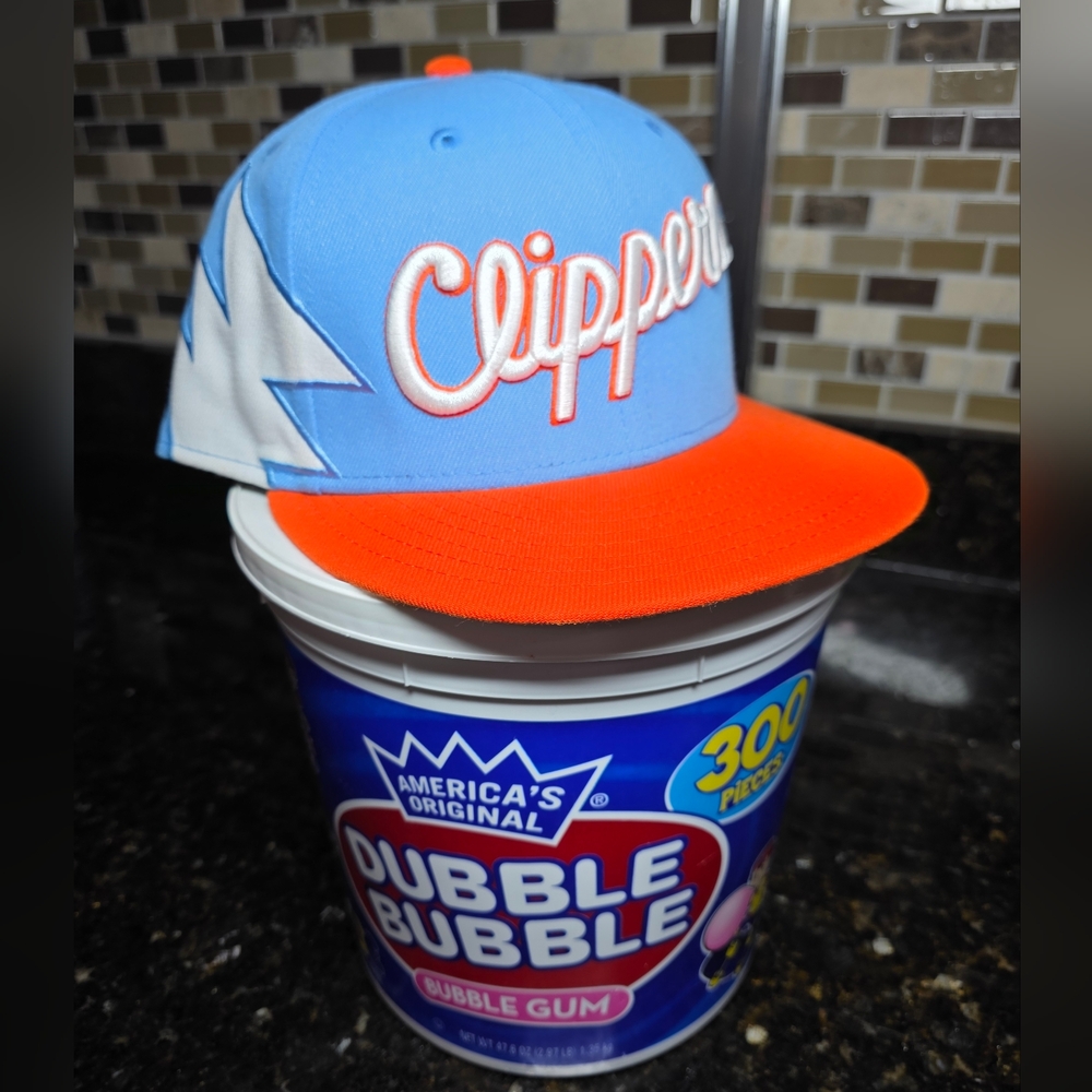 New Era Fitted San Diego Clippers Hat / Size 7 3/8 / RARE / EUC